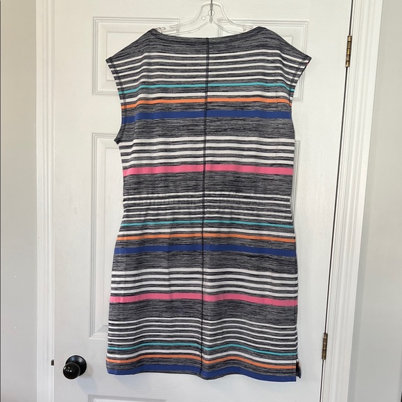 Talbots Striped Dress with Drawstring Waist - Picture 3 of 3